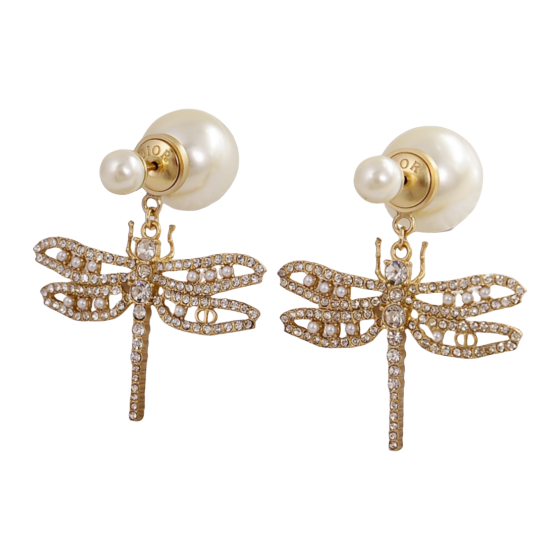 CDE014 Dior Night Herbarium earrings for women - ccjewelryacc