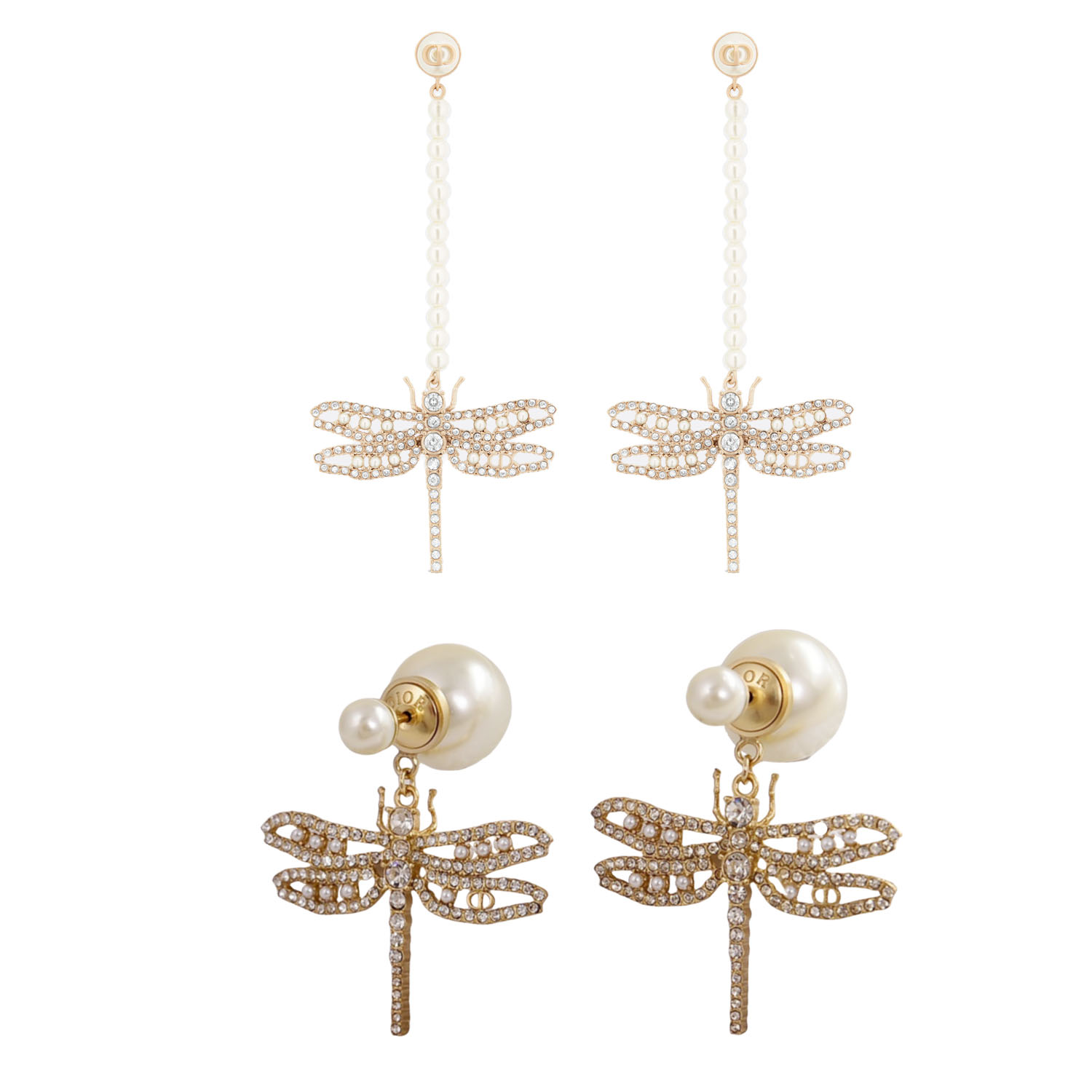 CDE014 Dior Night Herbarium earrings for women - ccjewelryacc