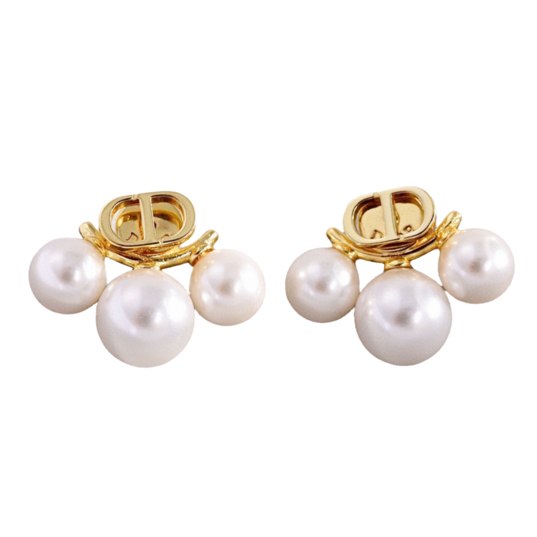 CDE100 Dior Petii CD Treasure earrings - ccjewelryacc