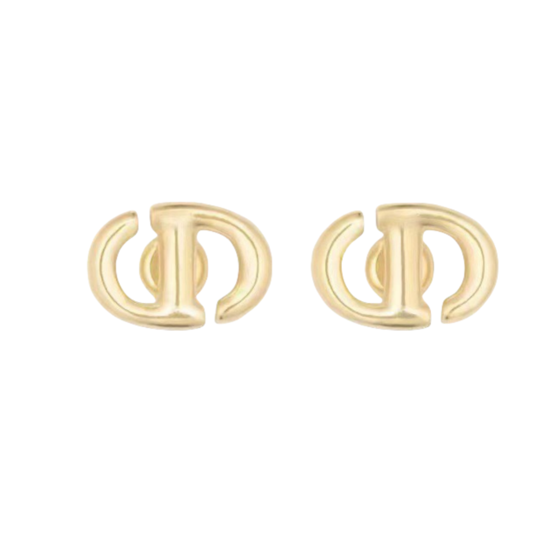 CDE202 Metal CD stud earrings - ccjewelryacc