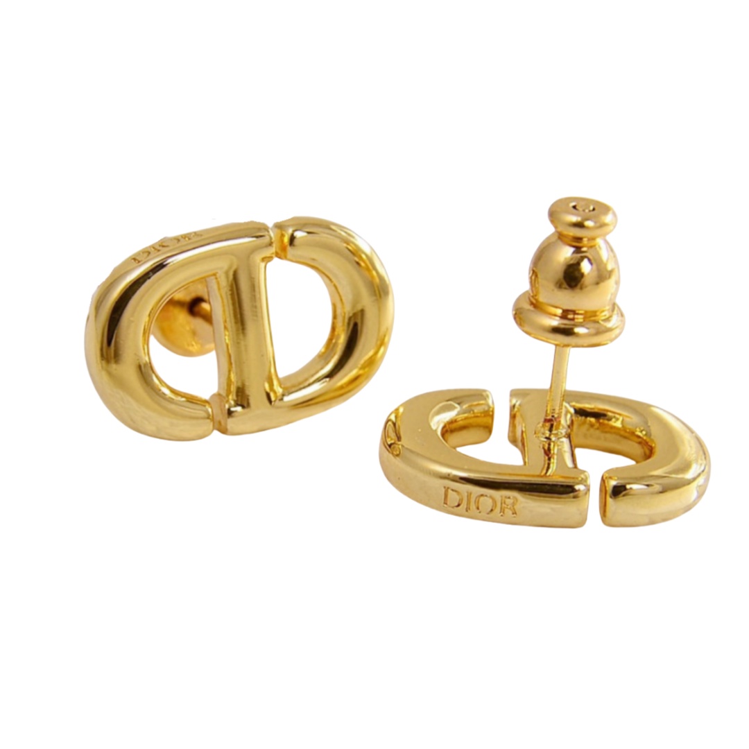 CDE202 Metal CD stud earrings - ccjewelryacc