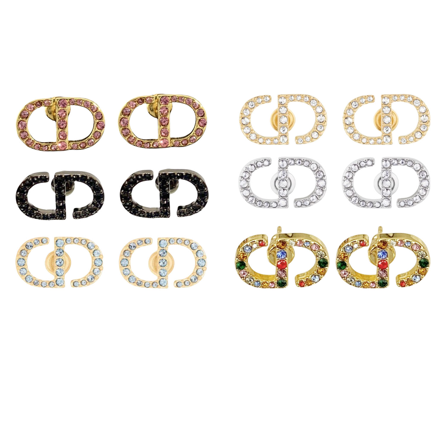 CDE303 Dior Petit CD stud Earrings for Women - ccjewelryacc