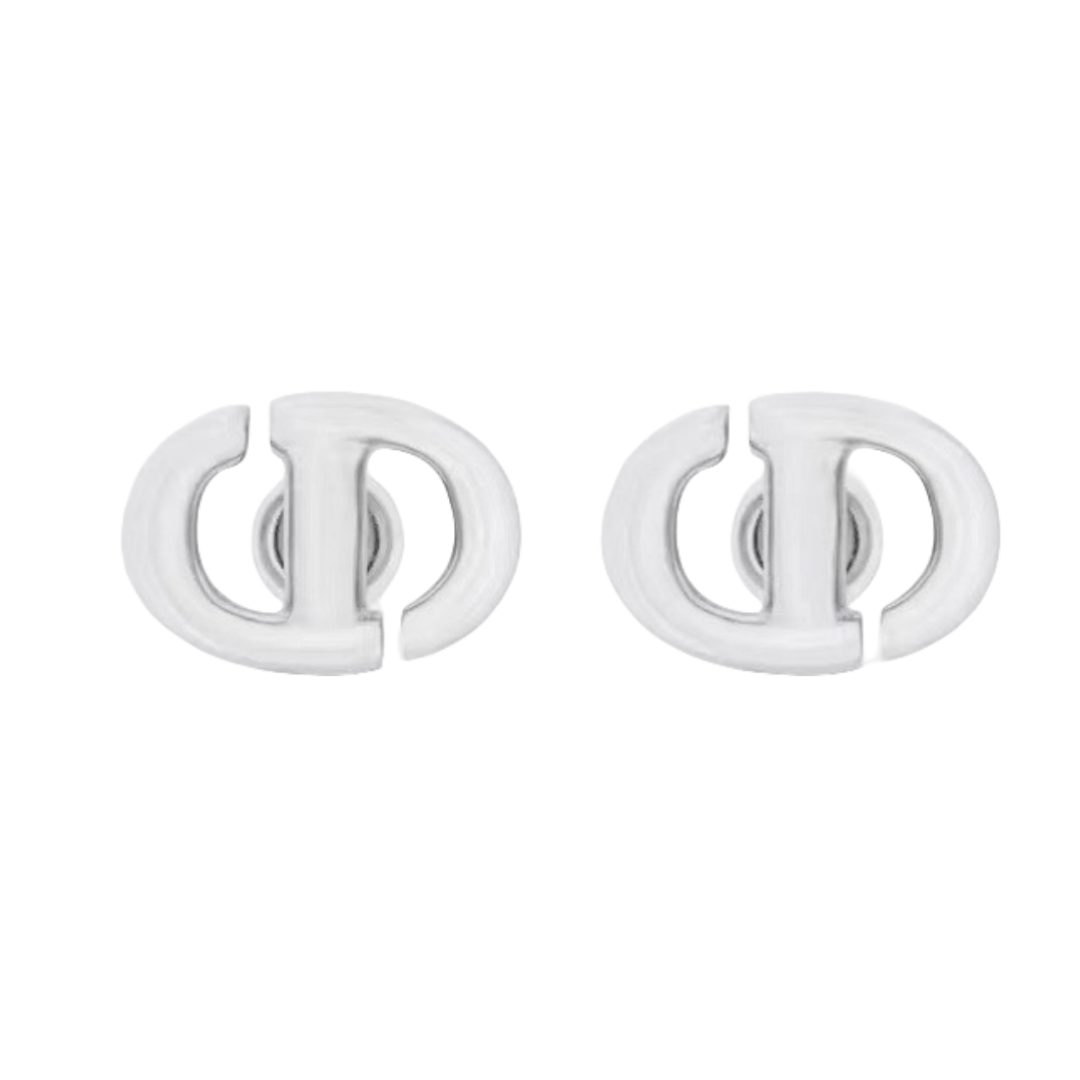 CDE202 Metal CD stud earrings - ccjewelryacc