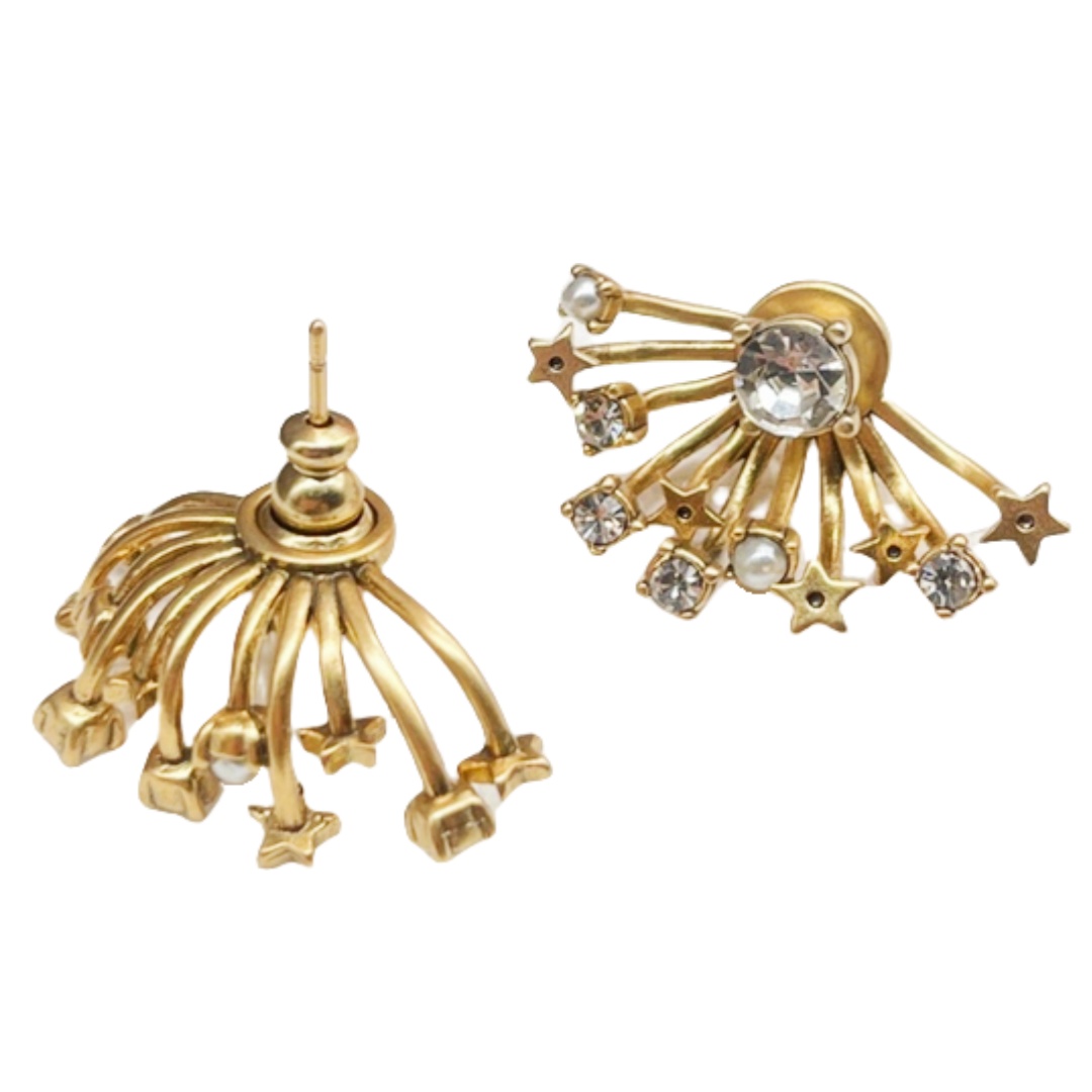 CDE130 CD Star tribales earrings - ccjewelryacc