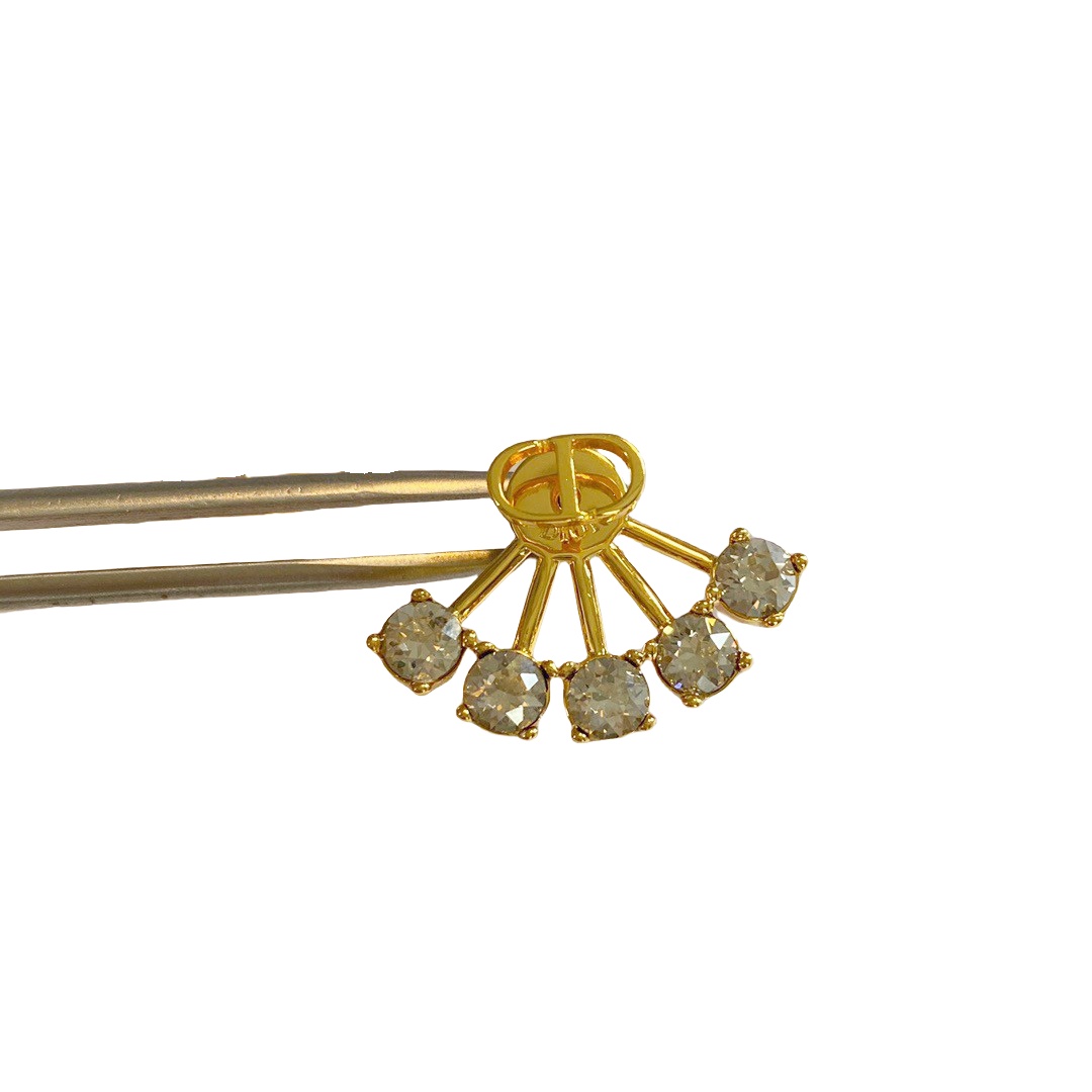 CDE300 CD rhinestone tribales earrings - ccjewelryacc