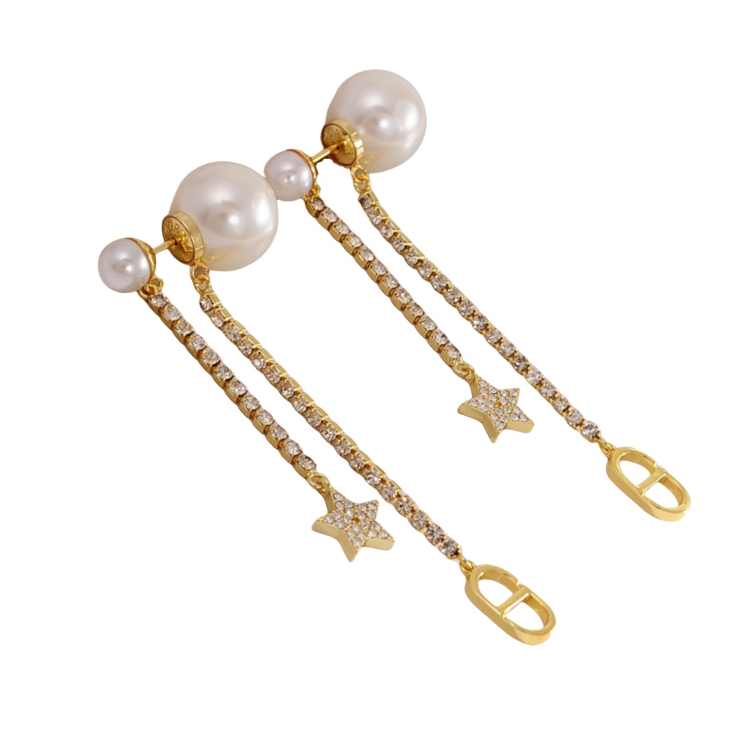 CDE266 CD Tribales tassels earrings - ccjewelryacc