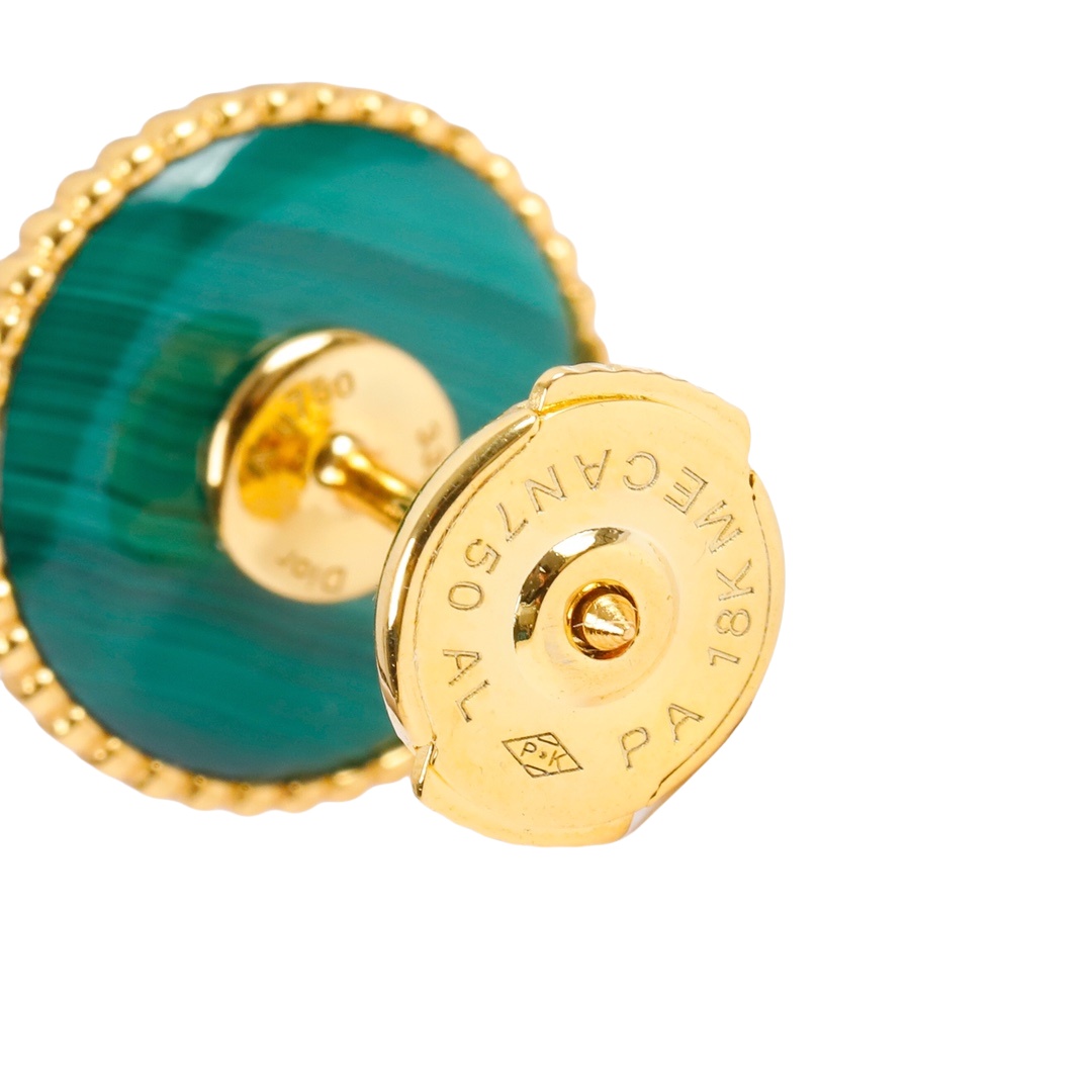 CDEV007 18K Gold dior ROSE DES VENTS Earrings - ccjewelryacc