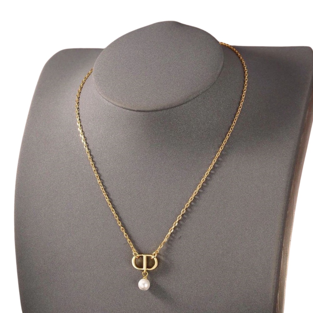 CDN018 Petit CD pendant Necklace - ccjewelryacc