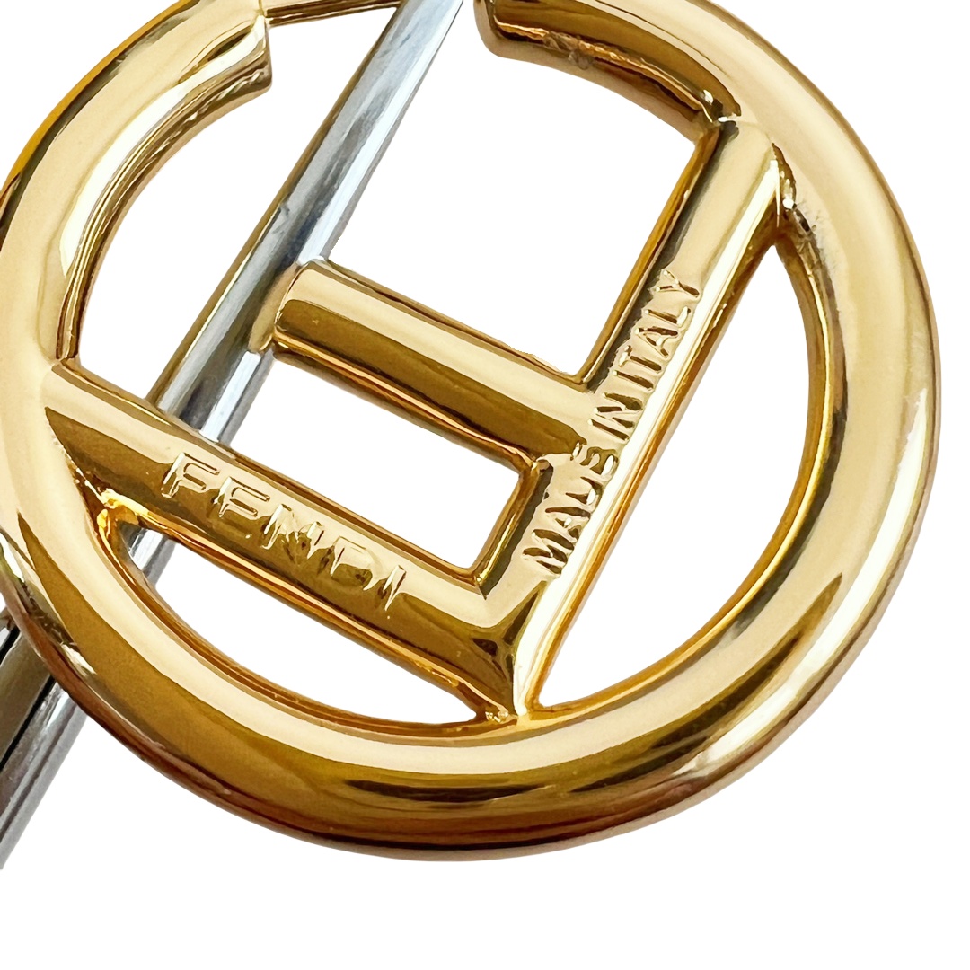 FDE003 F Is Fendi hoop earrings Small - ccjewelryacc