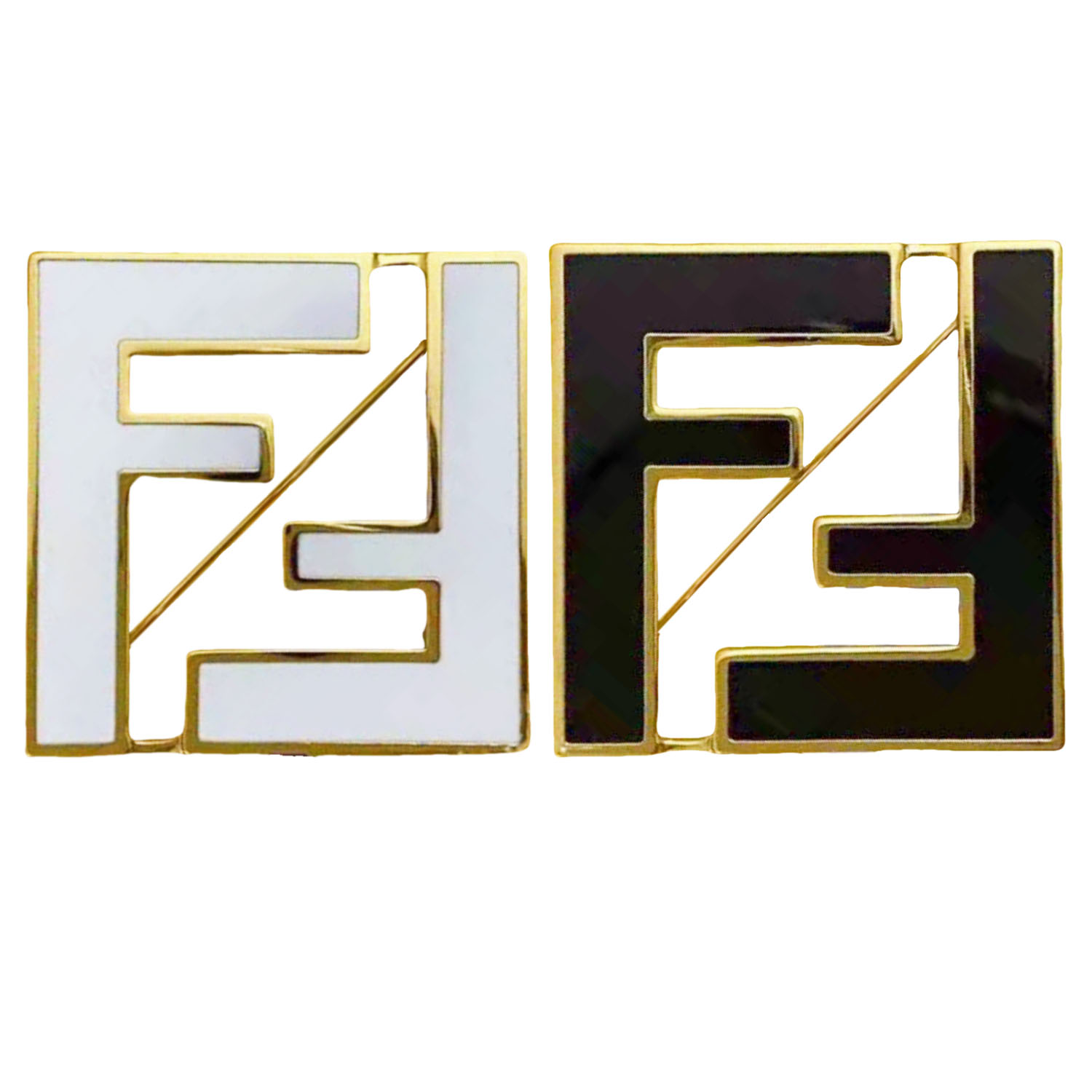 FDB002 FF brooch pin in metal - ccjewelryacc