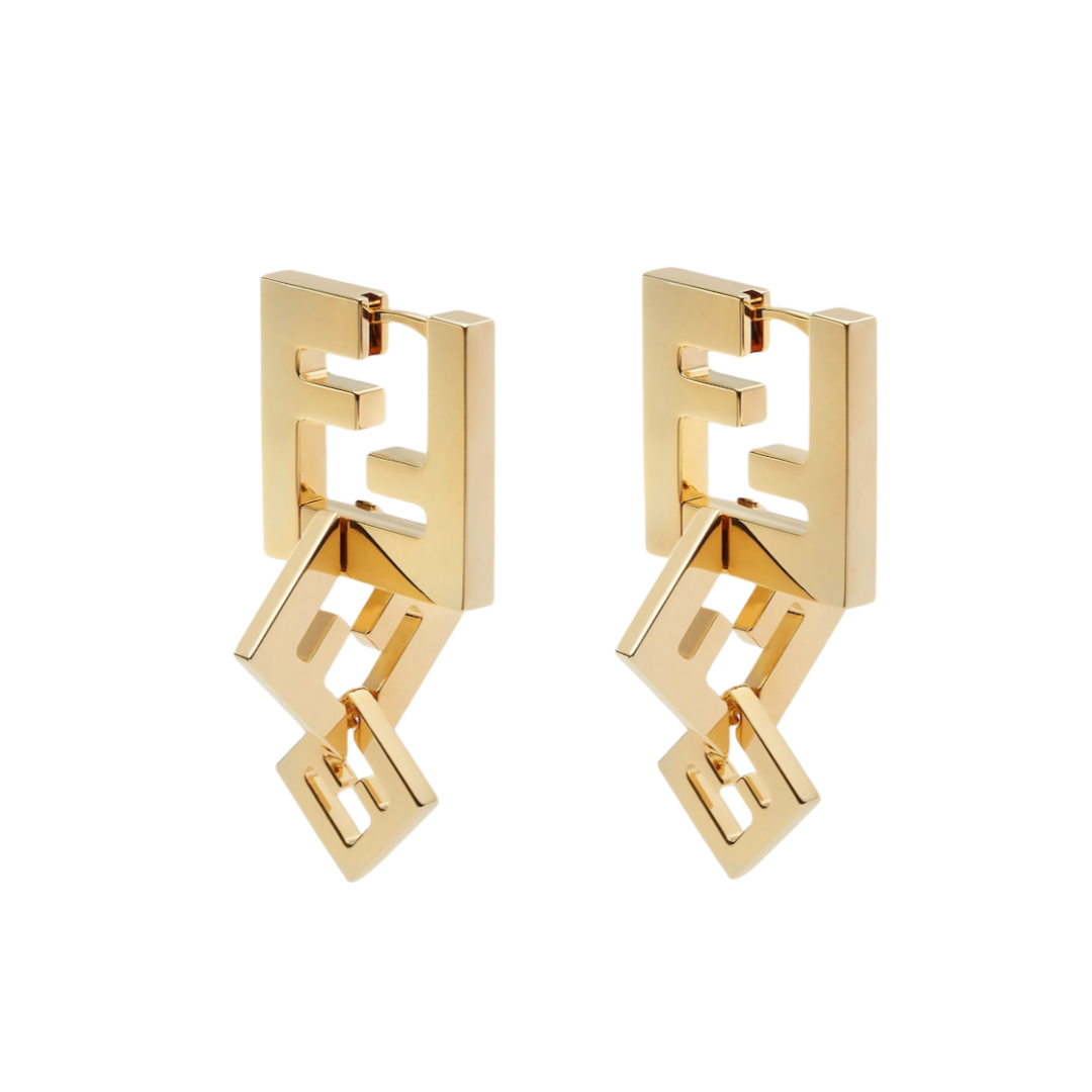FDE098 Forever Fendi earrings - ccjewelryacc