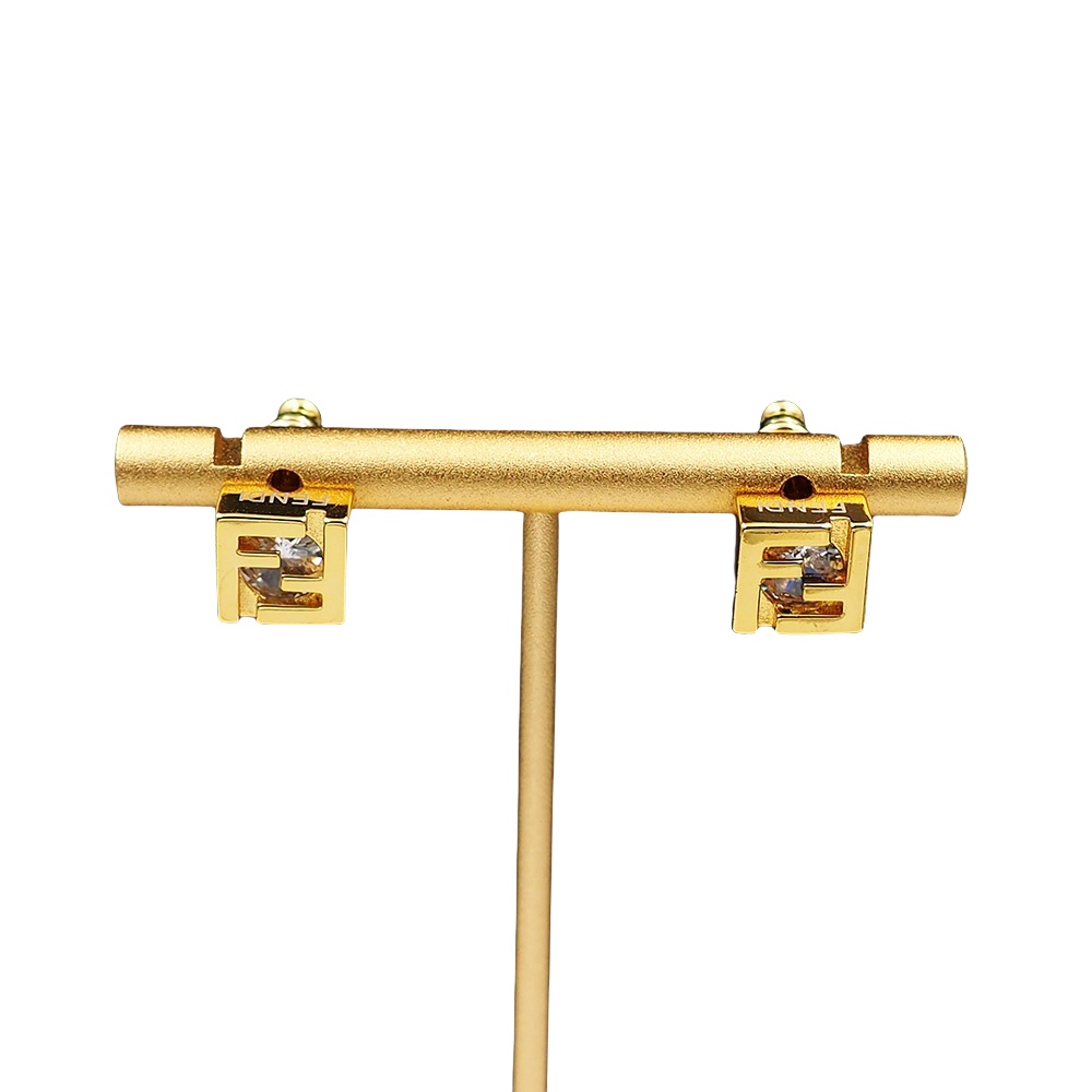 FDE097 Forever Findi earring in metal and zircon - ccjewelryacc