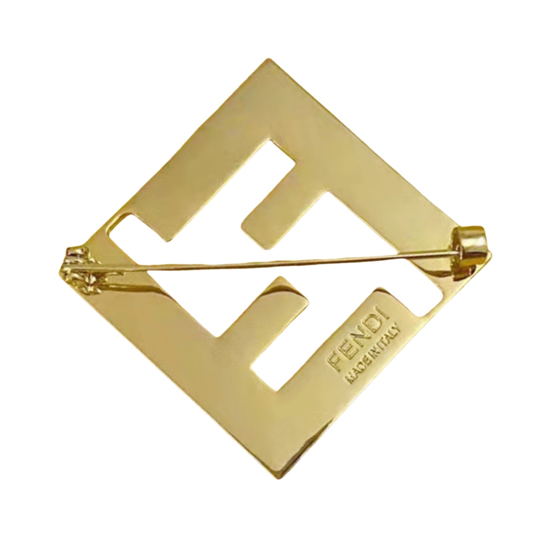 FDB002 FF brooch pin in metal - ccjewelryacc