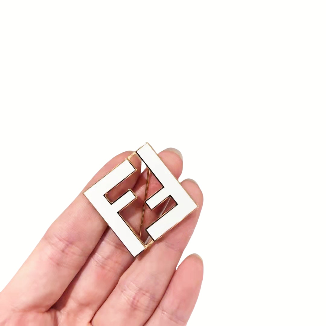 FDB002 FF brooch pin in metal - ccjewelryacc