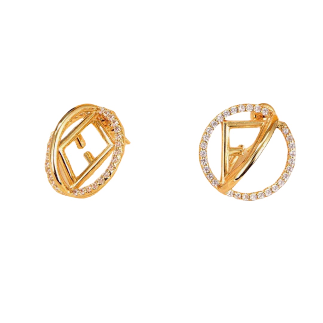 FDE001 F Is Fendi earrings - ccjewelryacc