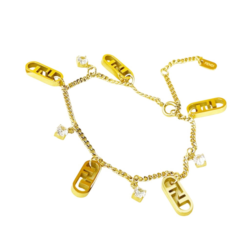 FDS003 Fendi O'Lock charms bracelet chain - ccjewelryacc