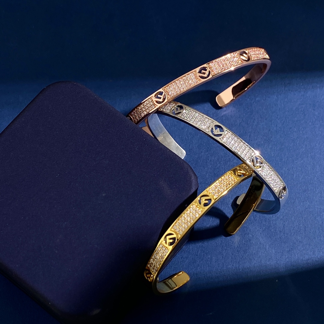 FDS007 F Is  bangle Bracelet - ccjewelryacc