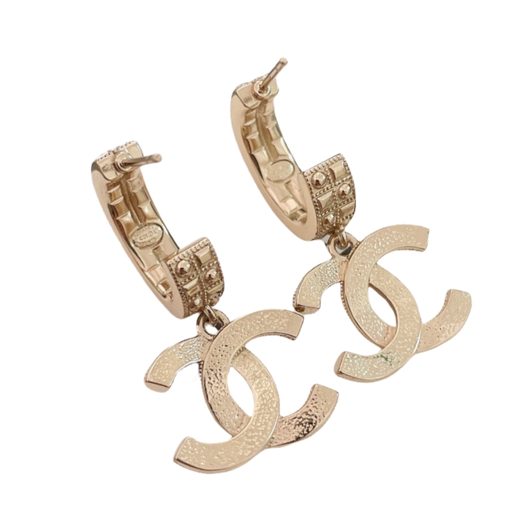 CCE180 Chanel crystal pearl crown drop earrings and necklace - ccjewelryacc