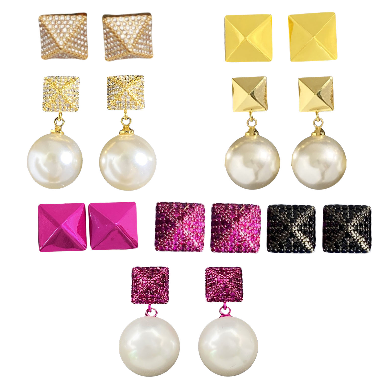 VTE012 VALENTINO GARAVANI Rockstud earrings - ccjewelryacc
