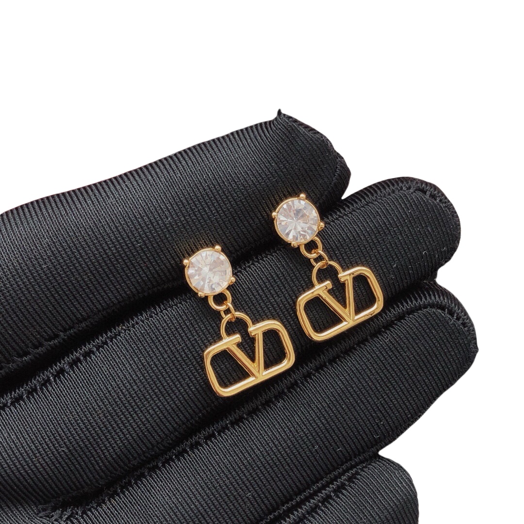 VTE033 valentino drop earrings - ccjewelryacc