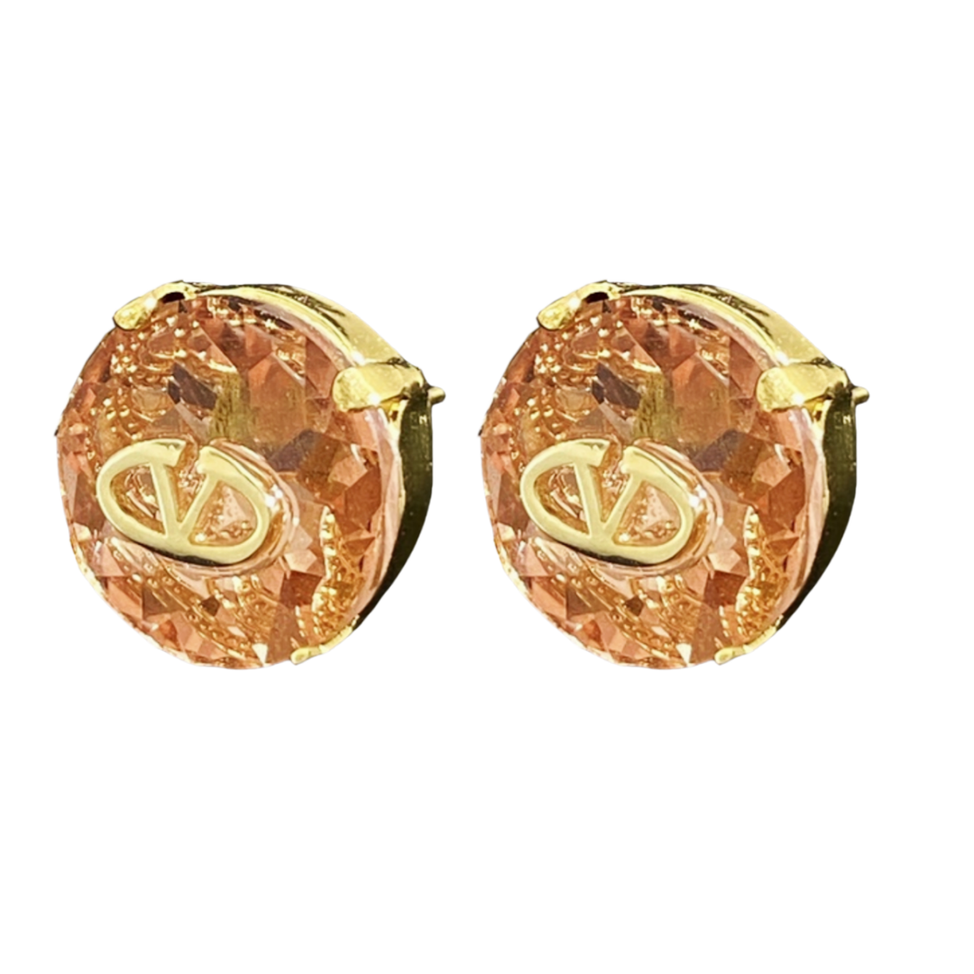 VTE026 Valentino diamond earrings - ccjewelryacc