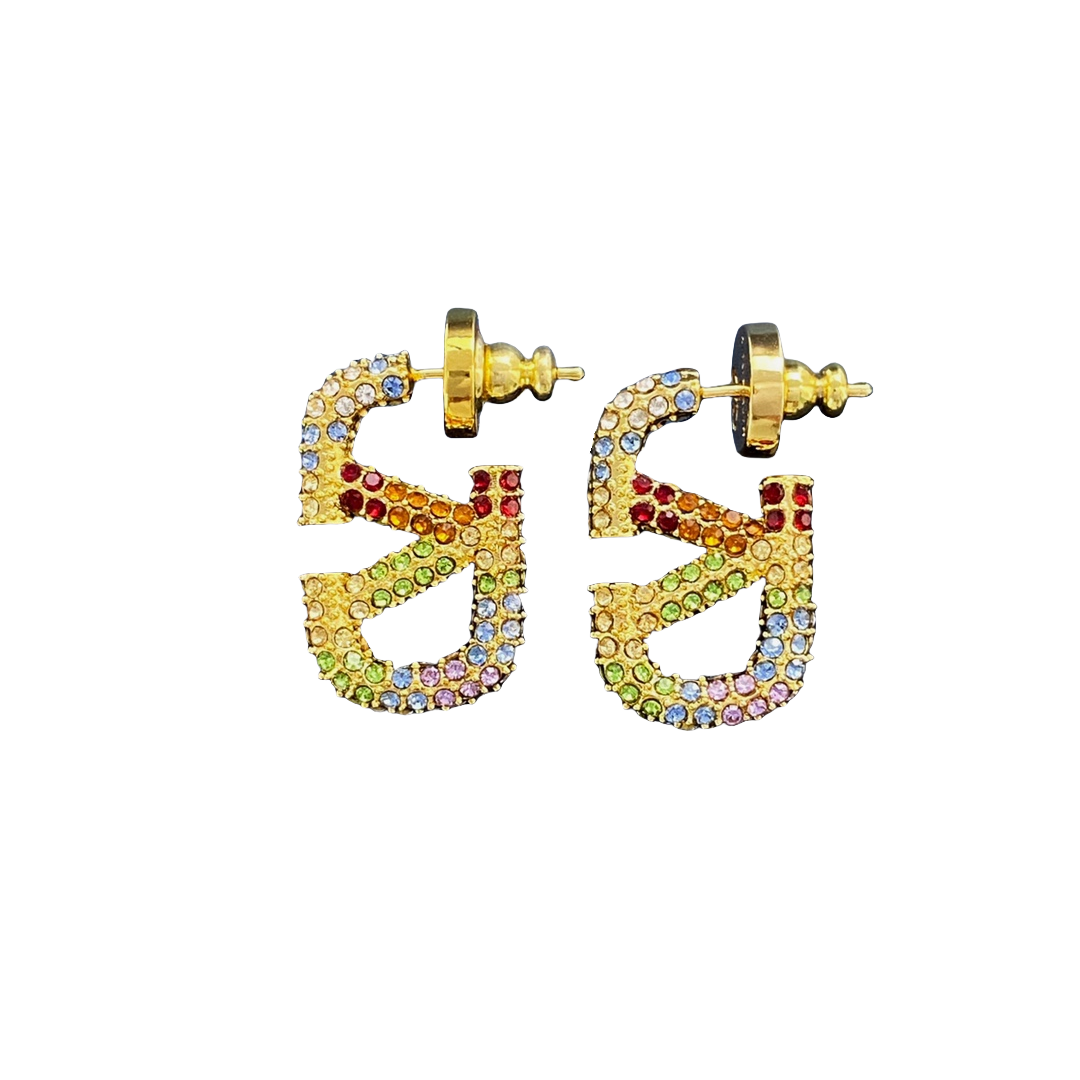 VTE039 valentino vlogo signature earrings - ccjewelryacc