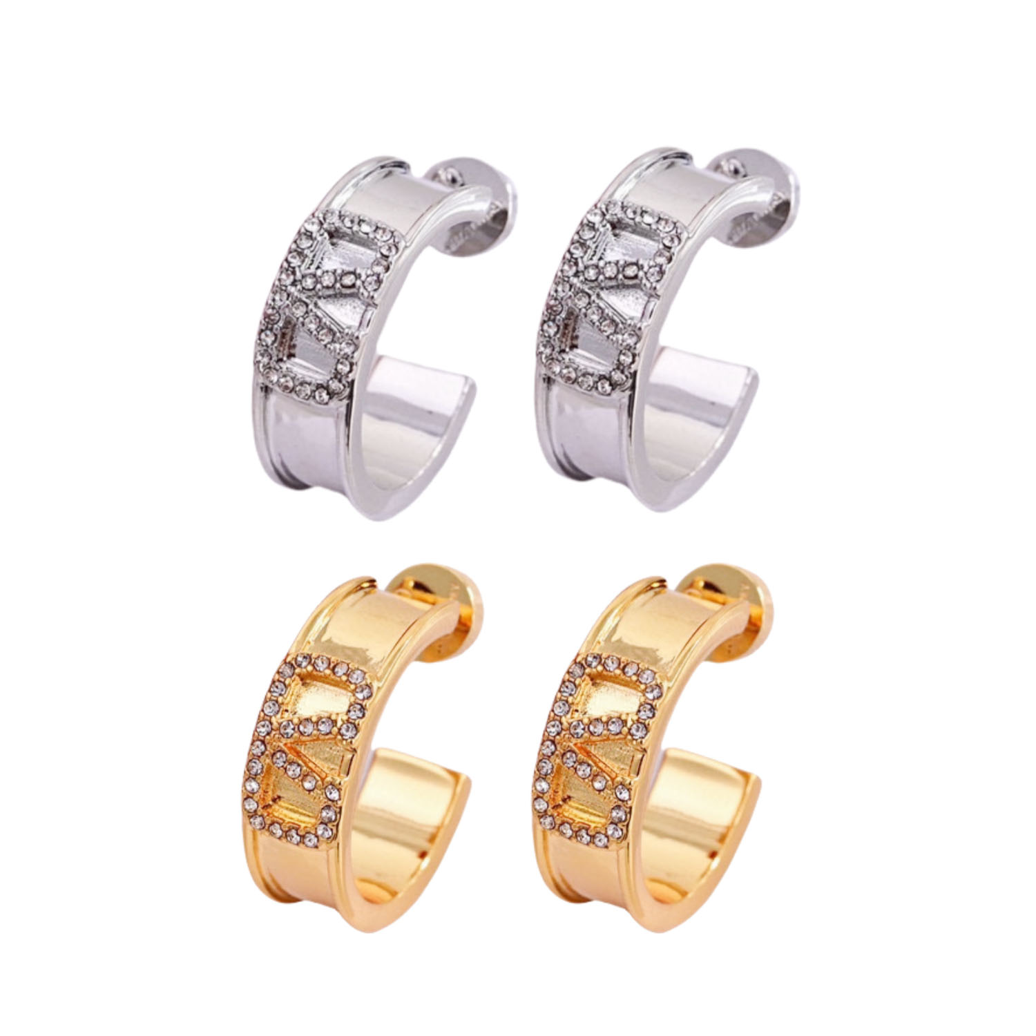 VTE043 Vlogo earrings - ccjewelryacc