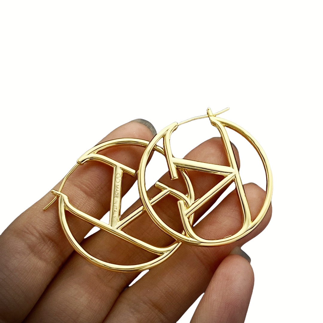 VTE036 valentino earrings hoops - ccjewelryacc