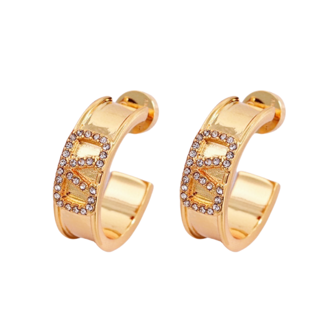 VTE043 Vlogo earrings - ccjewelryacc