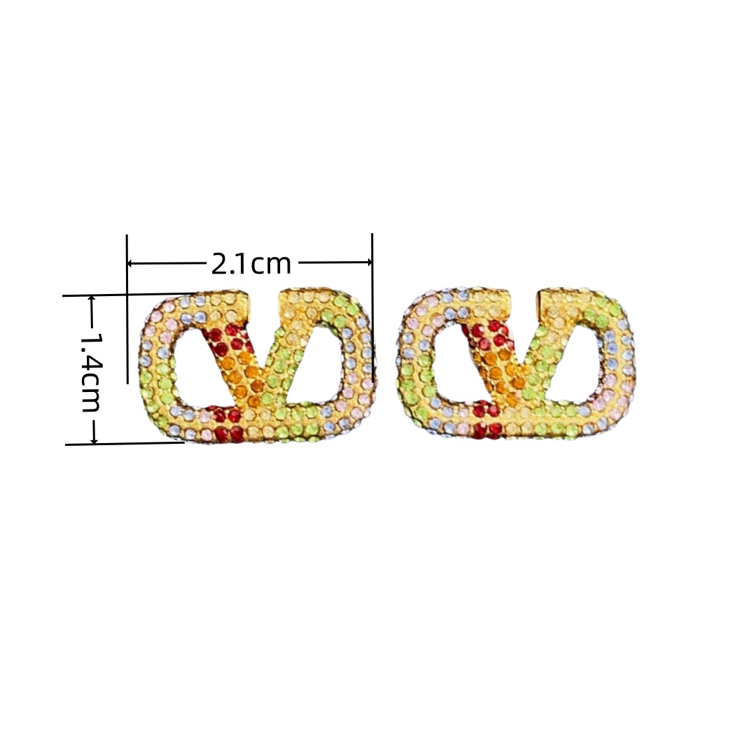 VTE039 valentino vlogo signature earrings - ccjewelryacc