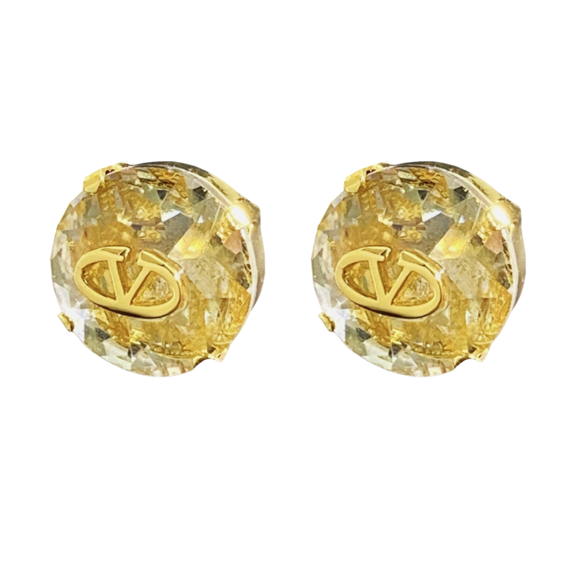 VTE026 Valentino diamond earrings - ccjewelryacc