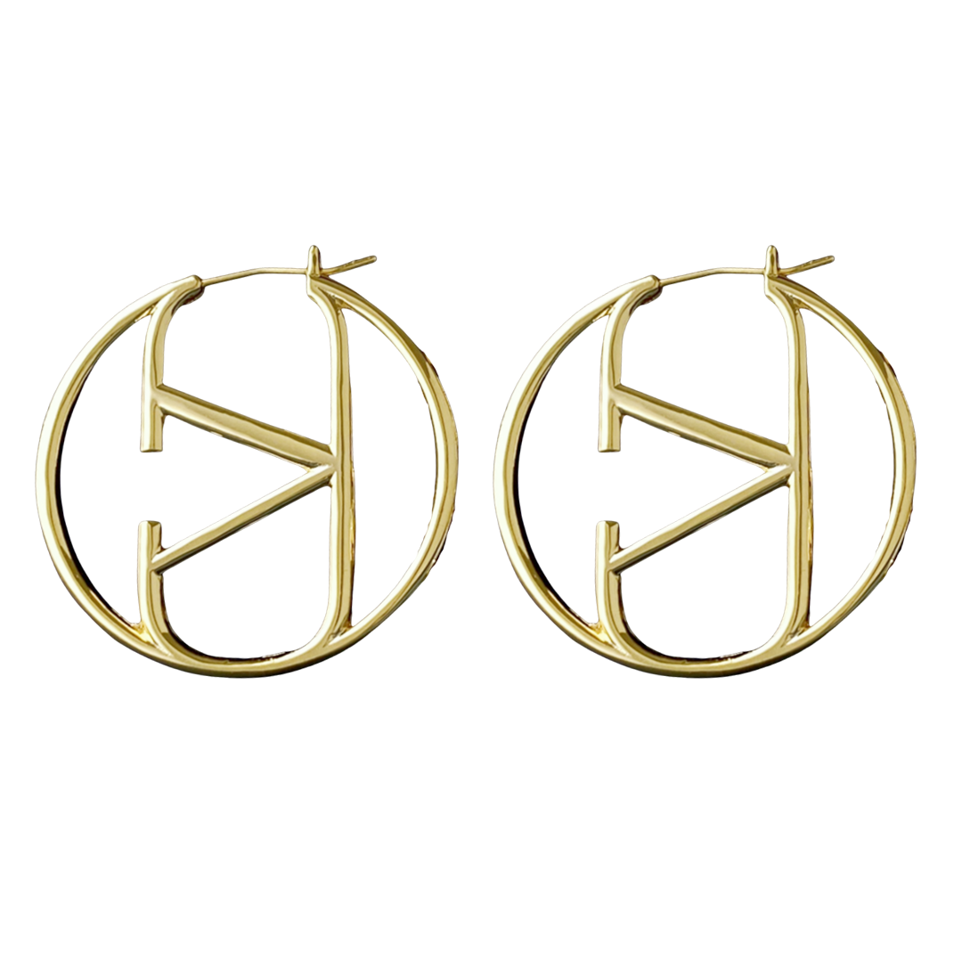 VTE036 valentino earrings hoops - ccjewelryacc
