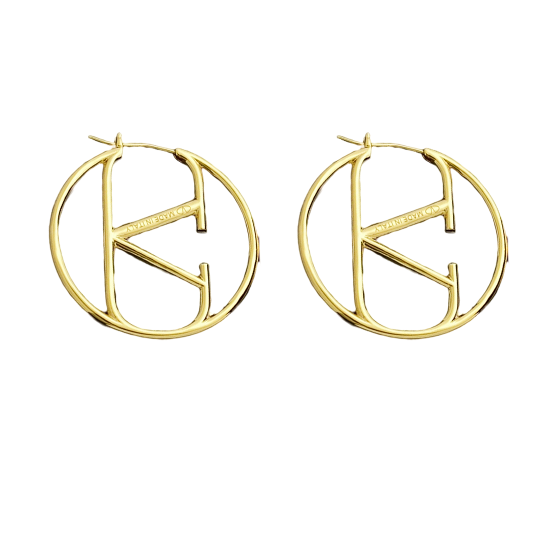 VTE036 valentino earrings hoops - ccjewelryacc