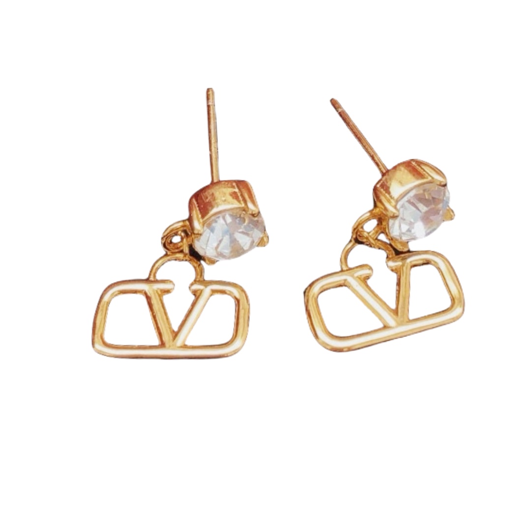 VTE033 valentino drop earrings - ccjewelryacc
