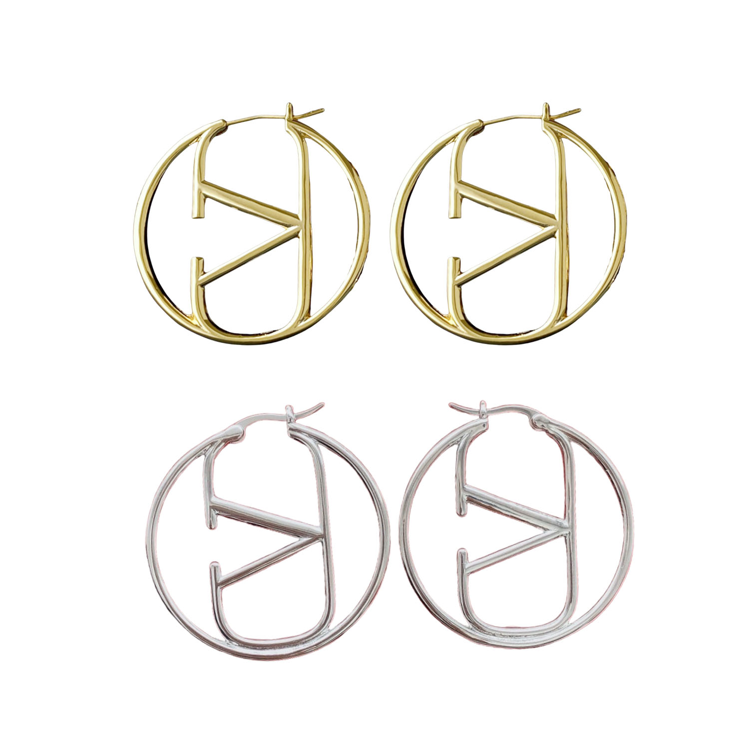 VTE036 valentino earrings hoops - ccjewelryacc