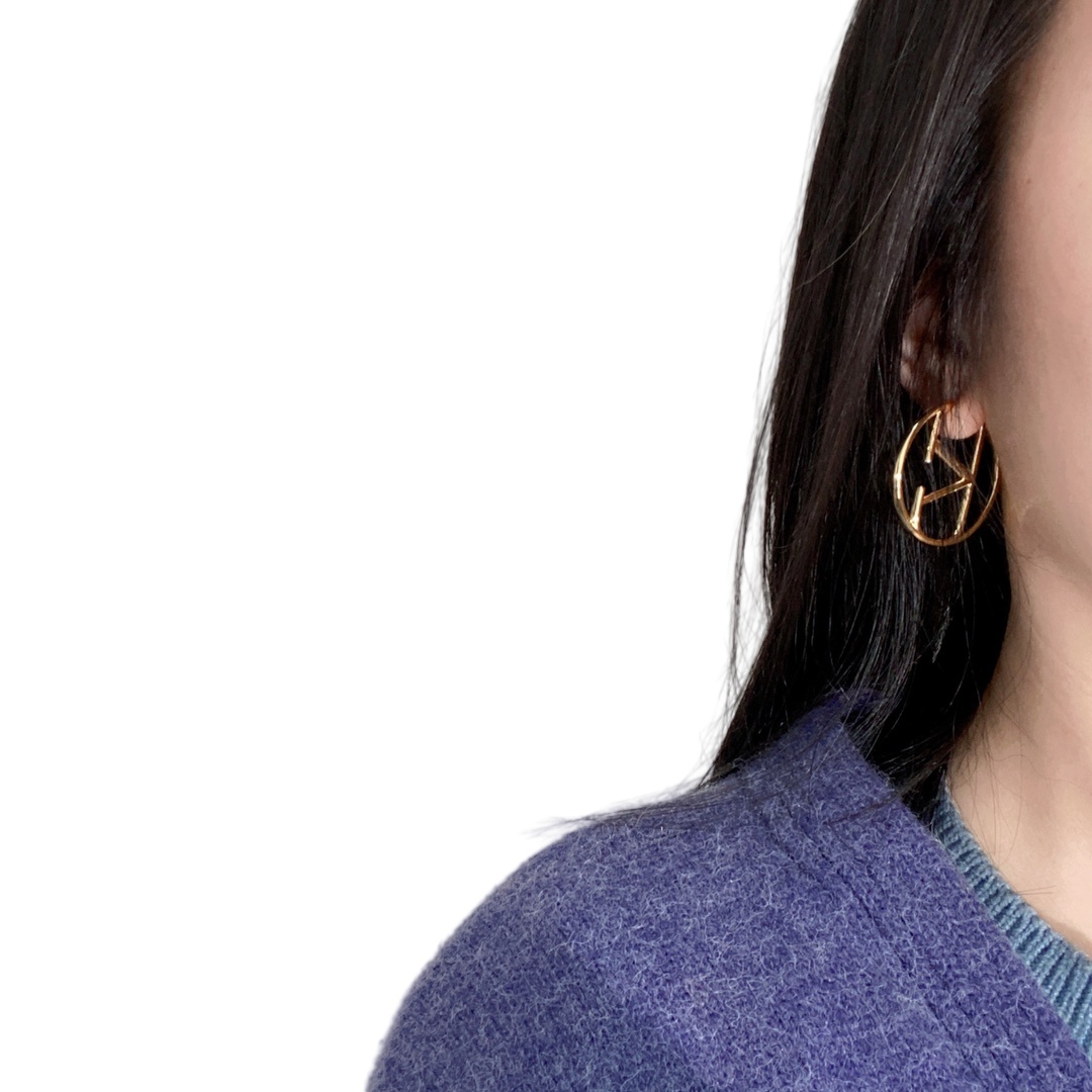 VTE036 valentino earrings hoops - ccjewelryacc