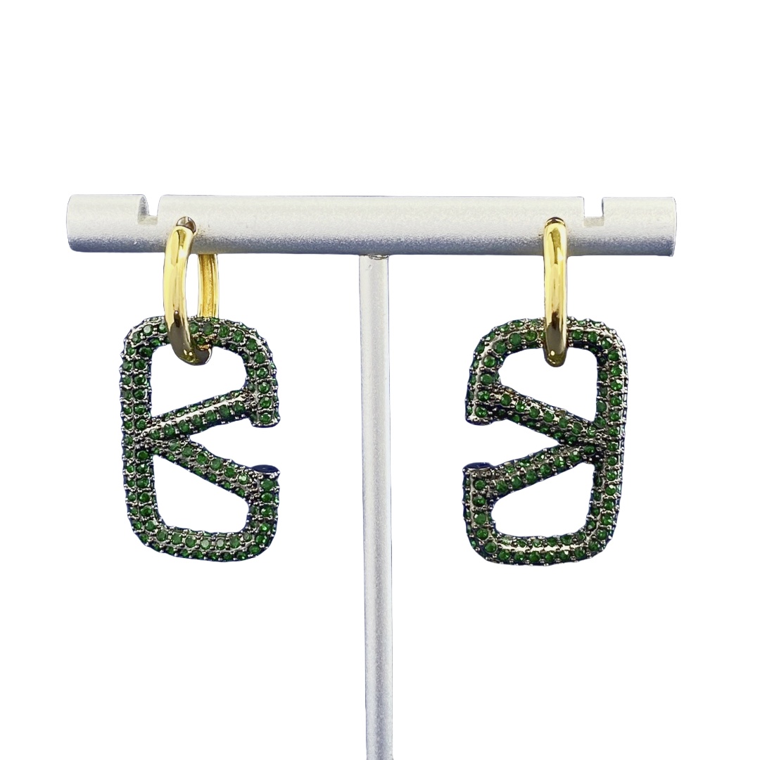 VTE047 valentino garavani vlogo signature earrings - ccjewelryacc