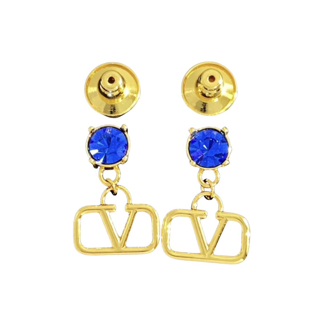 VTE033 valentino drop earrings - ccjewelryacc