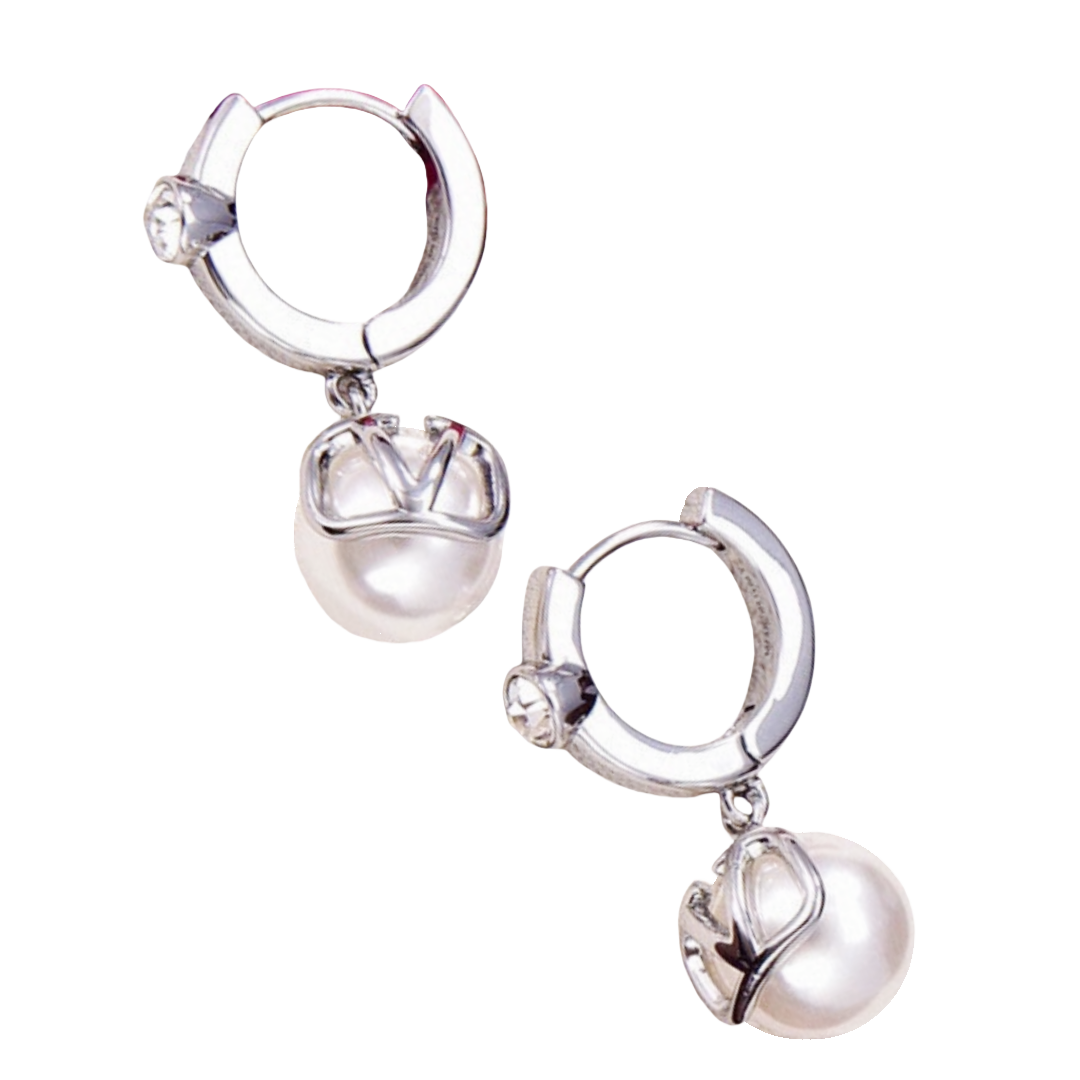 VTE068 valentino hoop earrings - ccjewelryacc