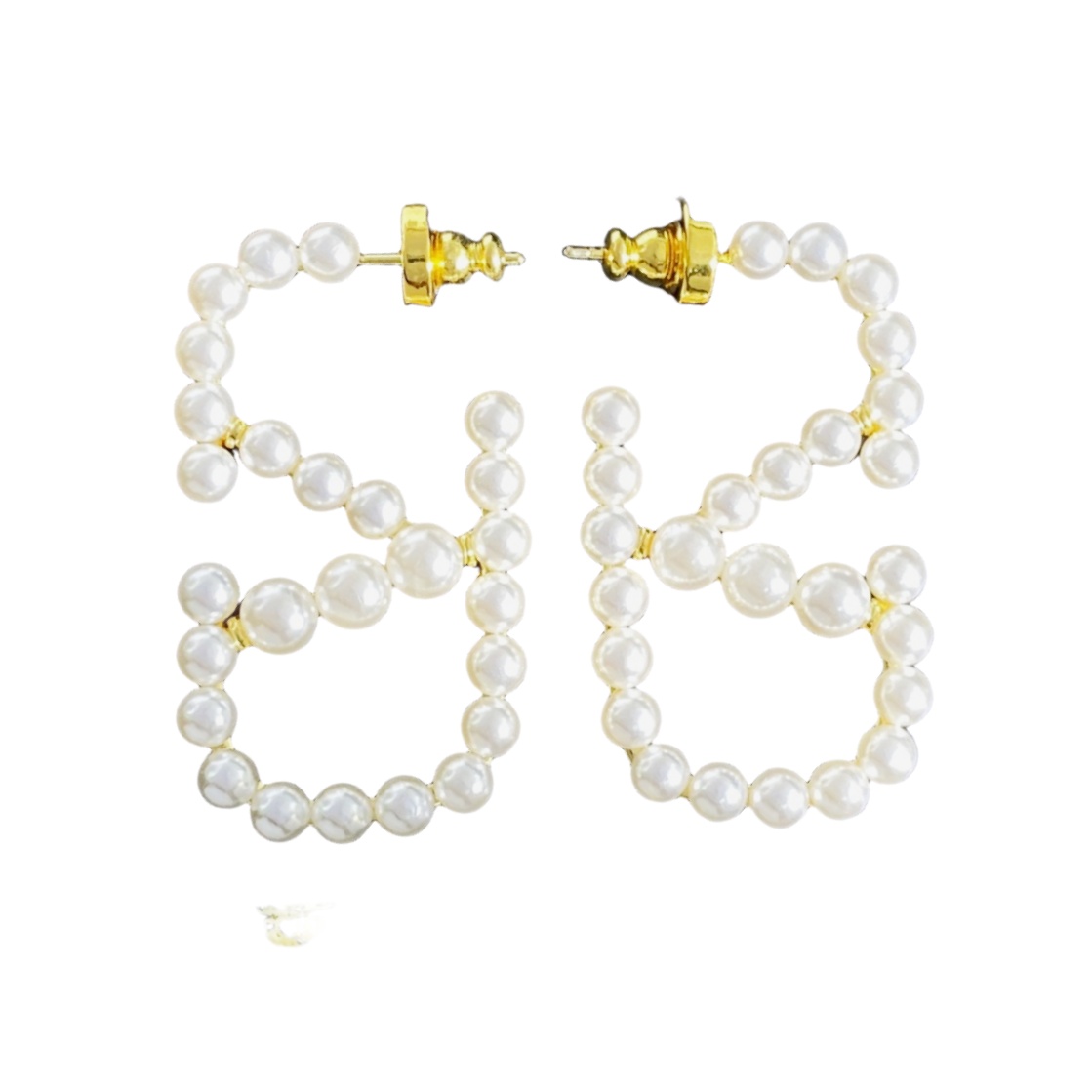 VTE070 Valentino earrings pearl - ccjewelryacc