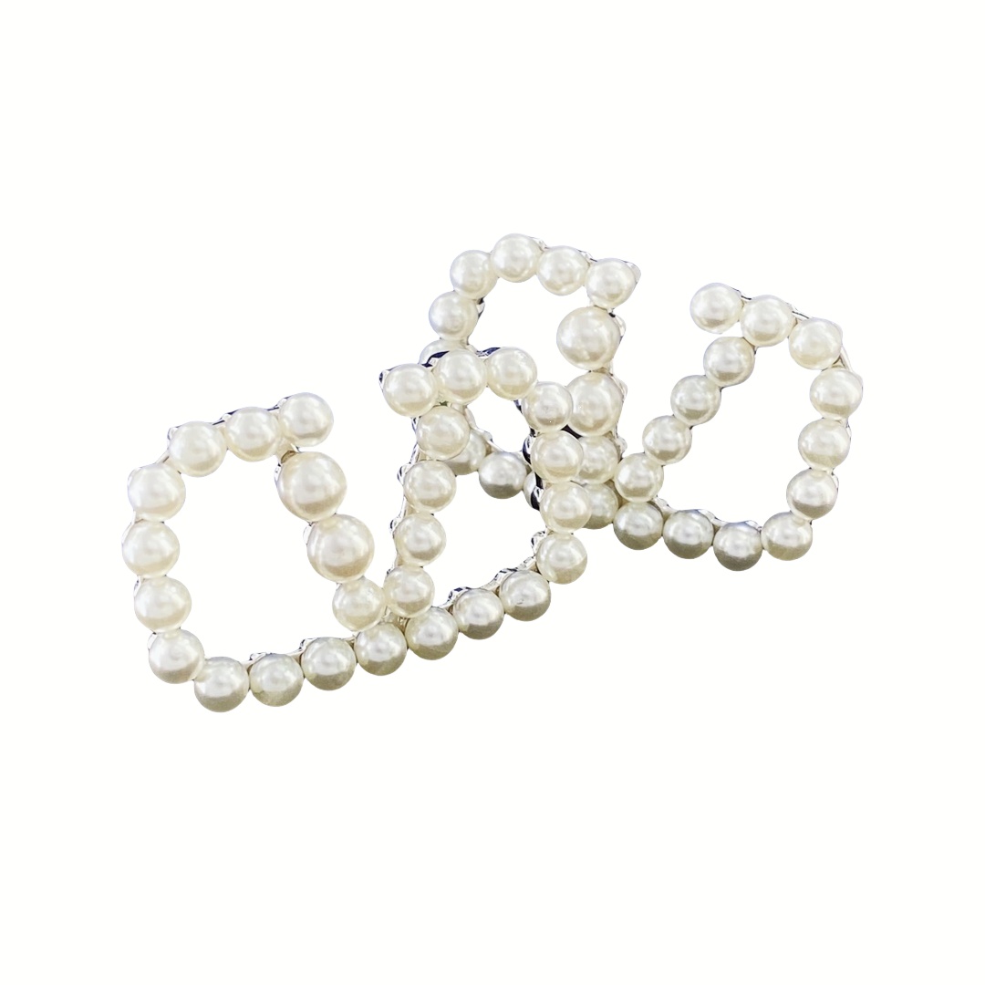 VTE065 valentino pearl stud earrings - ccjewelryacc