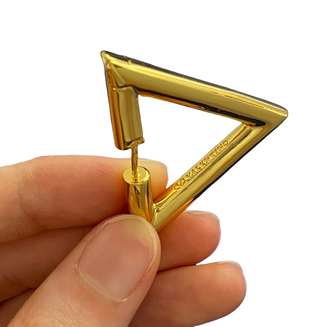 VTE101 VLogo hoop Earrings - ccjewelryacc