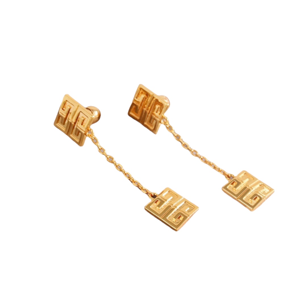 GVE012 4G drop earrings in metal - ccjewelryacc