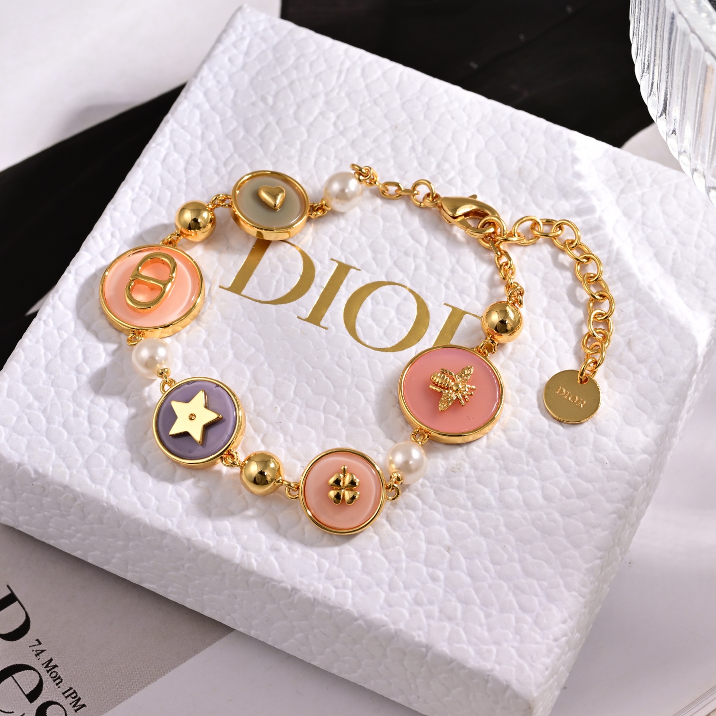 CDT001 Dior CD bee Tribales Earrings bracelet necklace set - ccjewelryacc