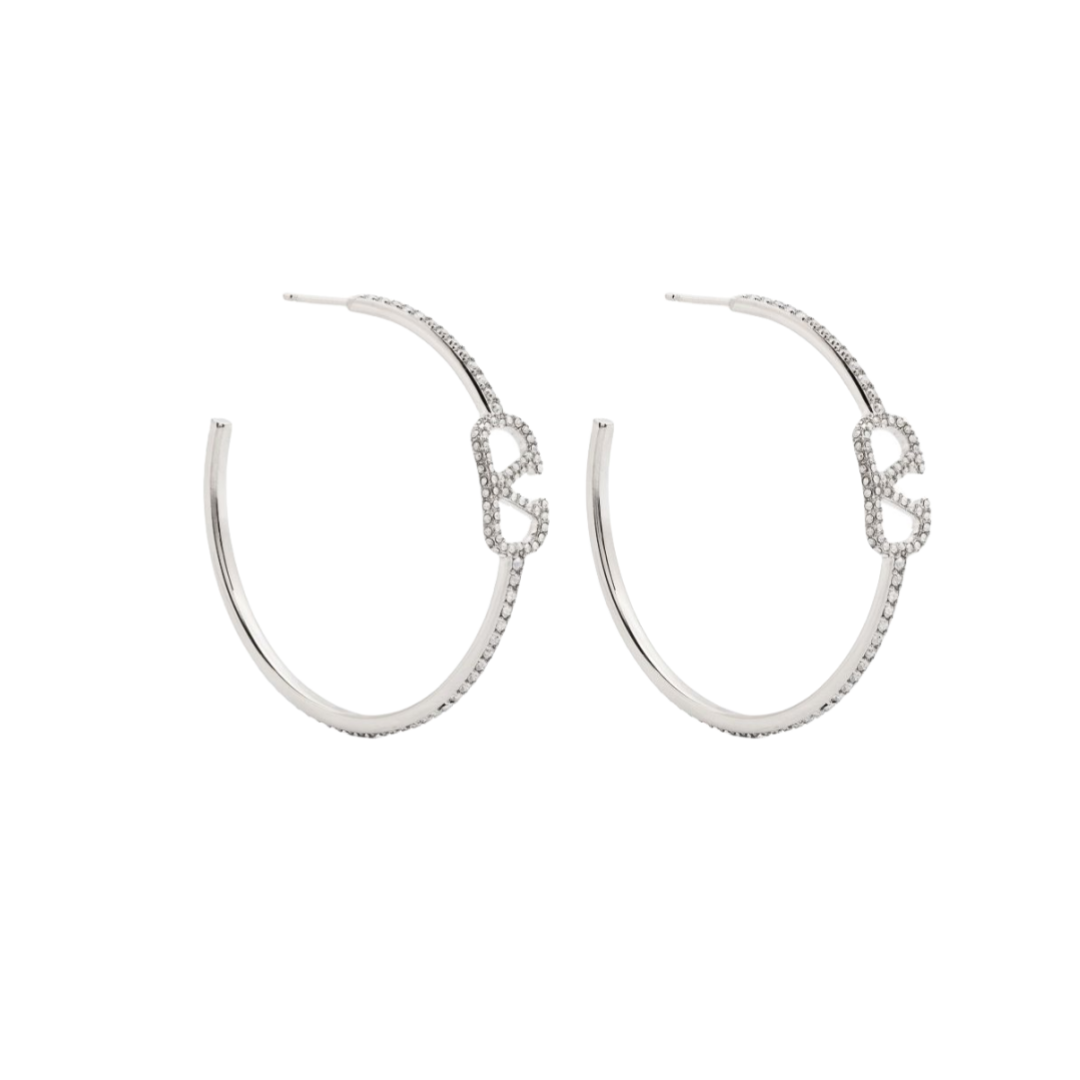 VTE125 Valentino Garavani VLogo Signature hoop earrings - ccfashionjewelry