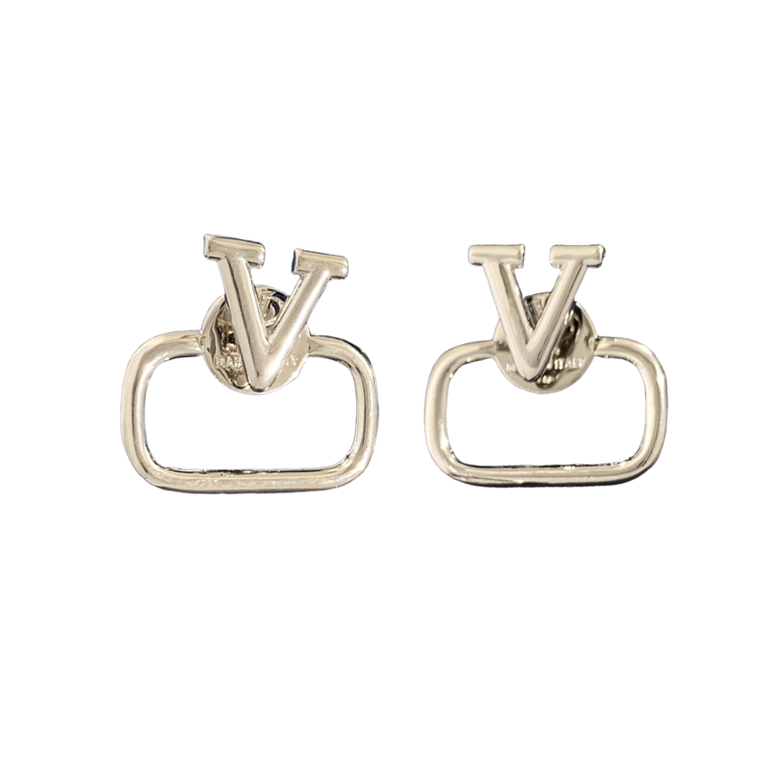 VTE021 v logo earrings - ccjewelryacc