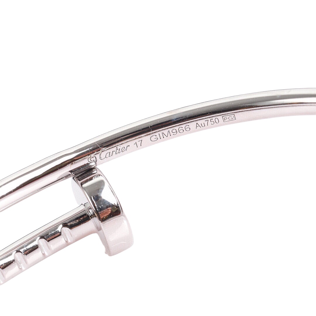 CTSV025 18K Gold slender and flexible Juste un Clou bracelet, small model 2.5mm - ccjewelryacc