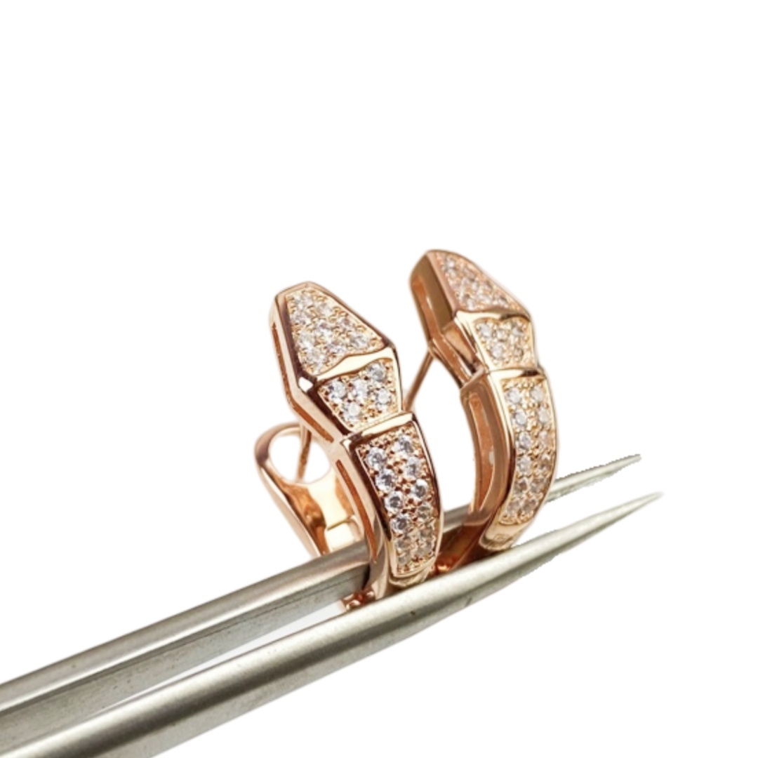 BGE006 Serpenti viper earrings Clip - ccjewelryacc