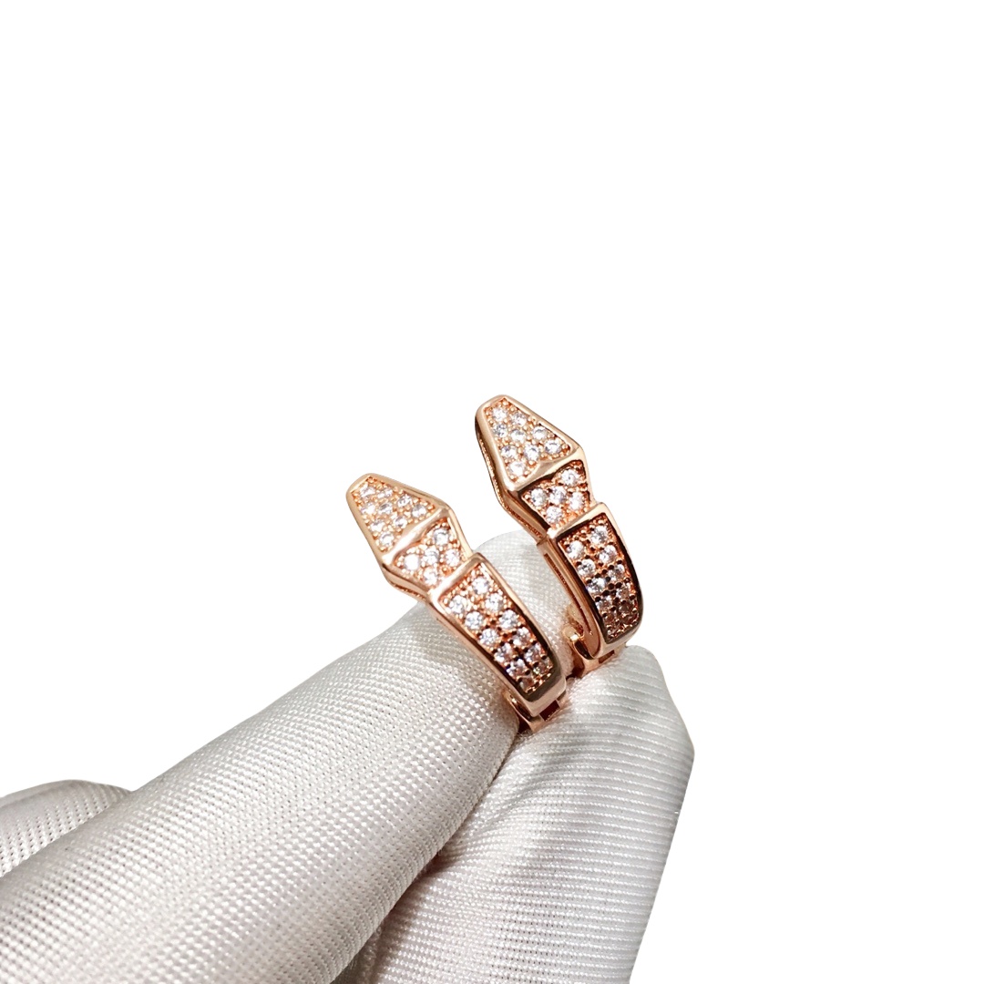 BGE006 Serpenti viper earrings Clip - ccjewelryacc