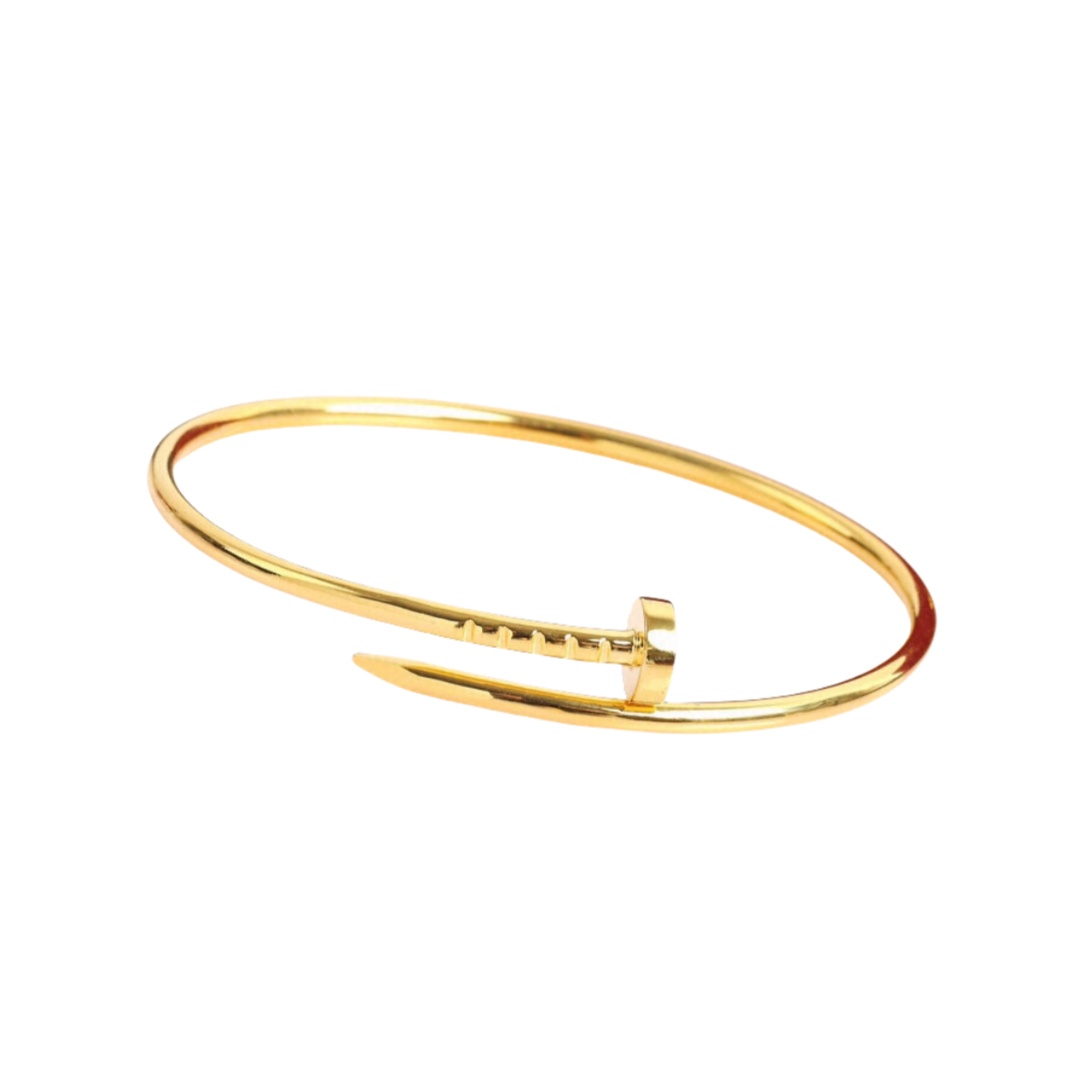 CTSV025 18K Gold slender and flexible Juste un Clou bracelet, small model 2.5mm - ccjewelryacc
